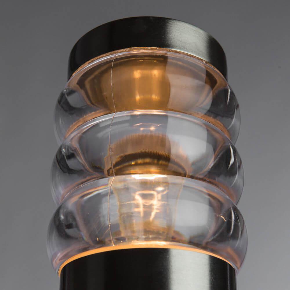 Уличный настенный светильник серебристый Arte Lamp Portico A8381AL-1SS ARTE LAMP ФАКЕЛ 00-3895592 Серебро  - Вид №2
