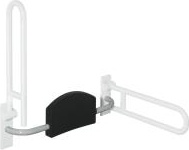 801.50.560 Откидная опорная рейка, поворотная, электронная версия, кнопка смыва HEWI Stützen  - Вид №15