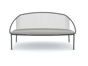 2-местный металлический садовый диван