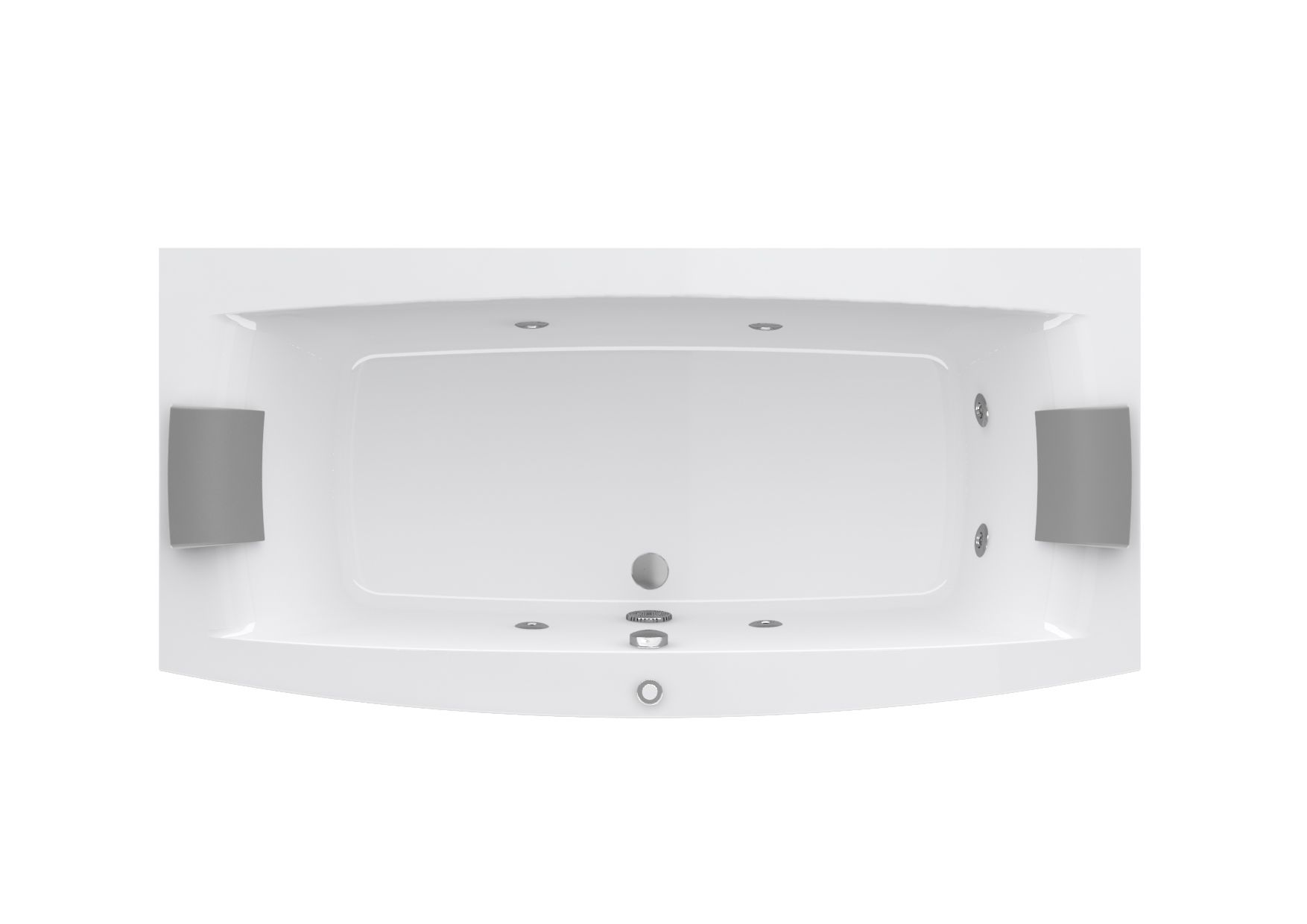 2-местная прямоугольная ванна с гидромассажем Jacuzzi® J-Quiet™ ARCH-00076770 - Вид №2