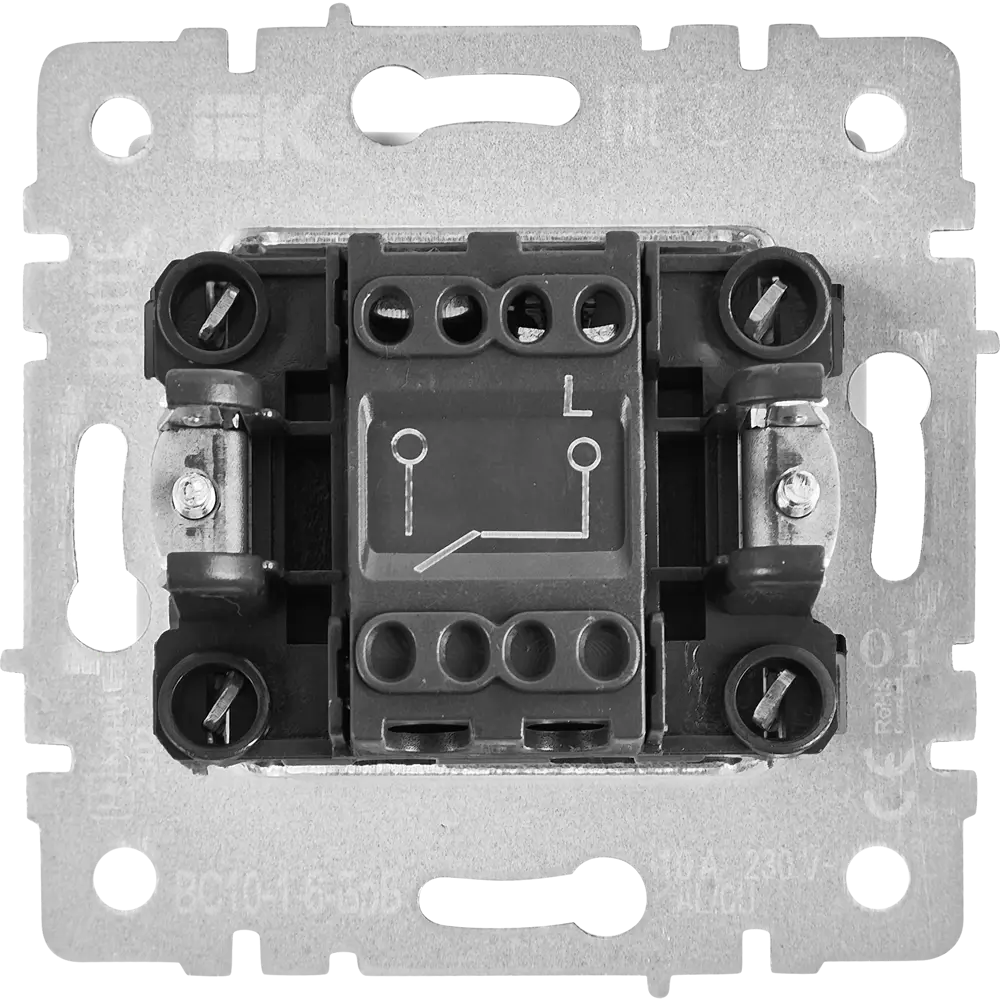 Выключатель IEK Brite одноклавишный для скрытого монтажа 87761706 STLM-1110615 - Вид №3