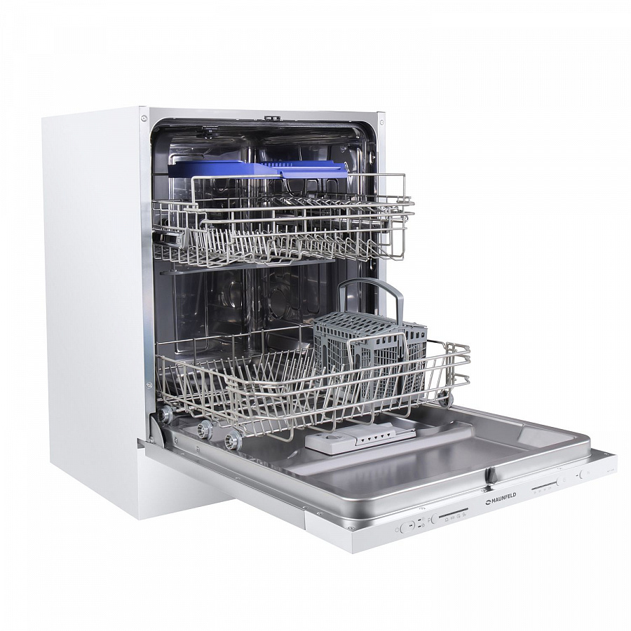 MLP-12SR Посудомоечная бытовая машина mlp-12s/ полноразмерная, тип установки: полновстраиваемая 60см, количество комплектов: 12, управление: электронное с led индикацией, количество программ: 5 (интенсивная, эко, 90 минут, быстрая, половинная загрузка), и Santreyd  - Вид №8