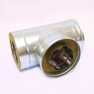 Сэндвич-тройник 90" Ferrum Ф160х250 оцинкованная сталь (430/0,5мм)