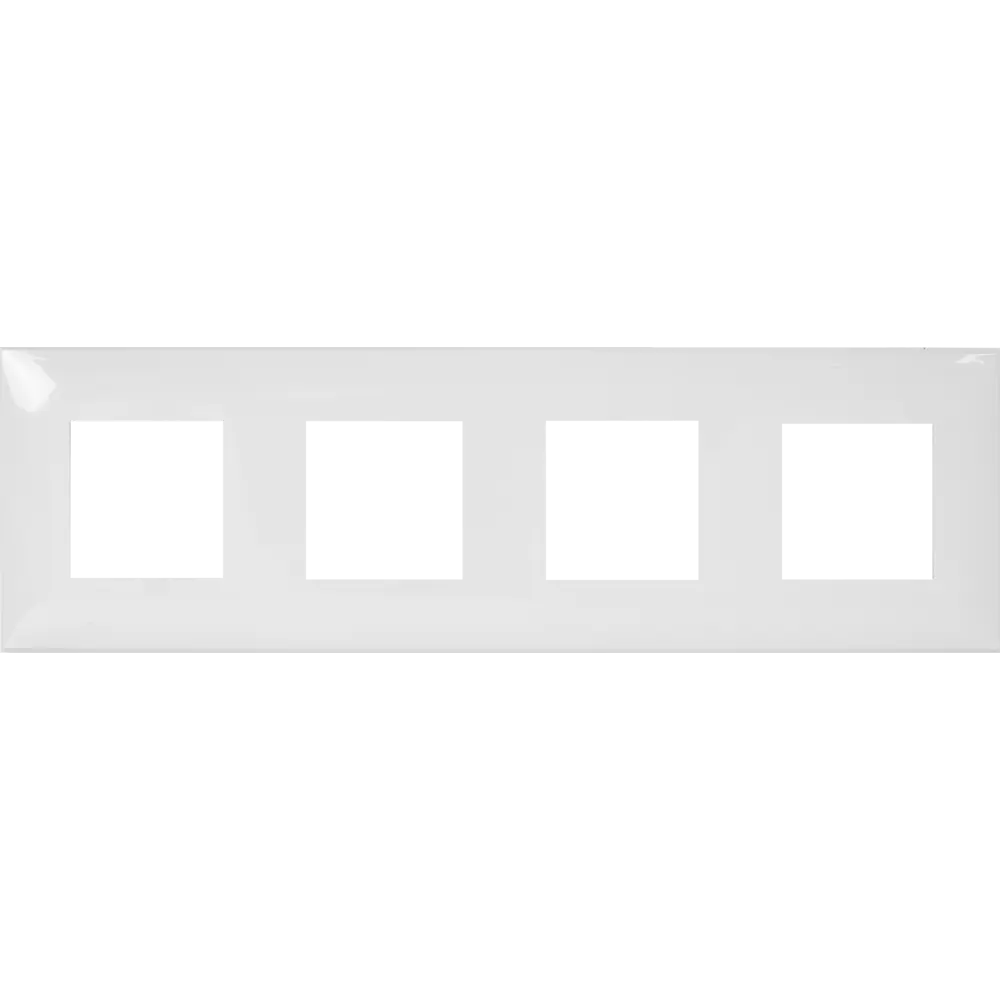 Рамка для розеток и выключателей DKC Avanti 4 поста цвет белое облако STLM-2008290