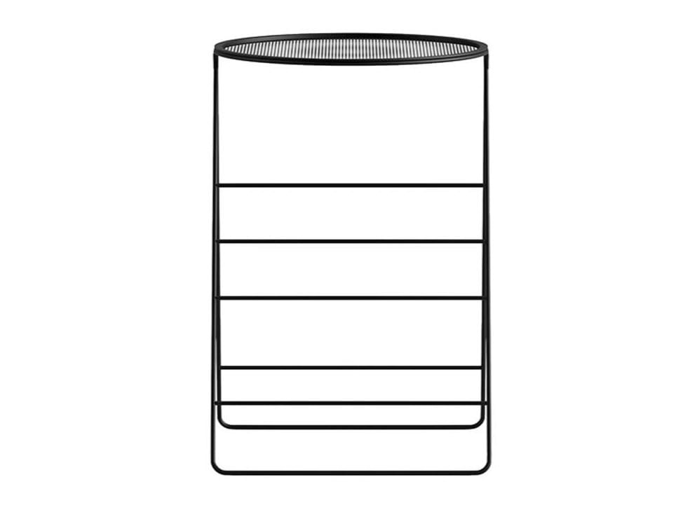 Высокий окрашенный металлический журнальный столик с подносом Ersa HI ARCH-00153049 - Вид №1