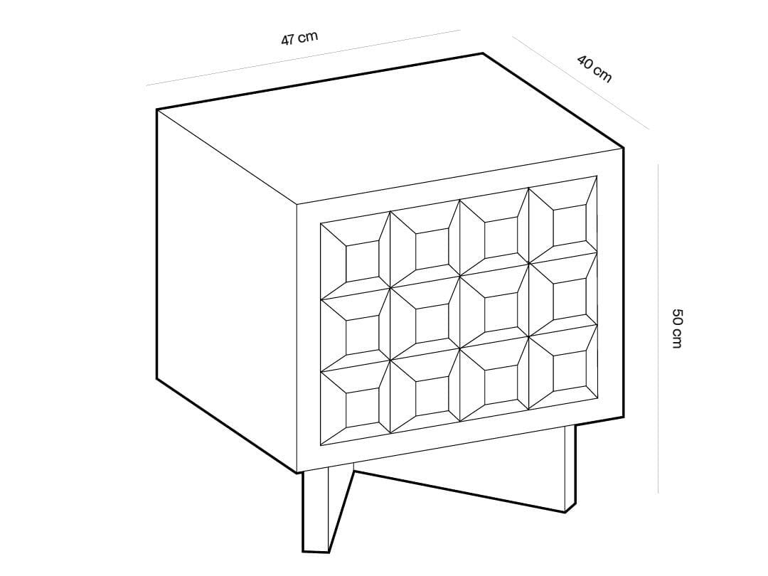 Прямоугольная фанерная тумбочка YET. Design Studio KARO ARCH-00083232 - Вид №12