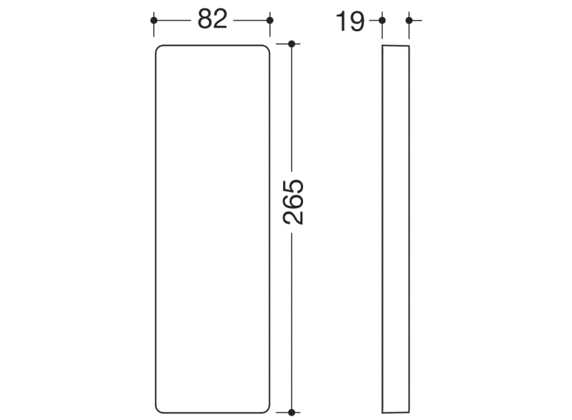950.50.101XA монтажная пластина с крышкой HEWI Stützen  - Вид №1