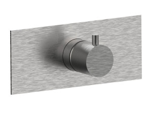 Смеситель для душа с одной ручкой из нержавеющей стали с пластиной