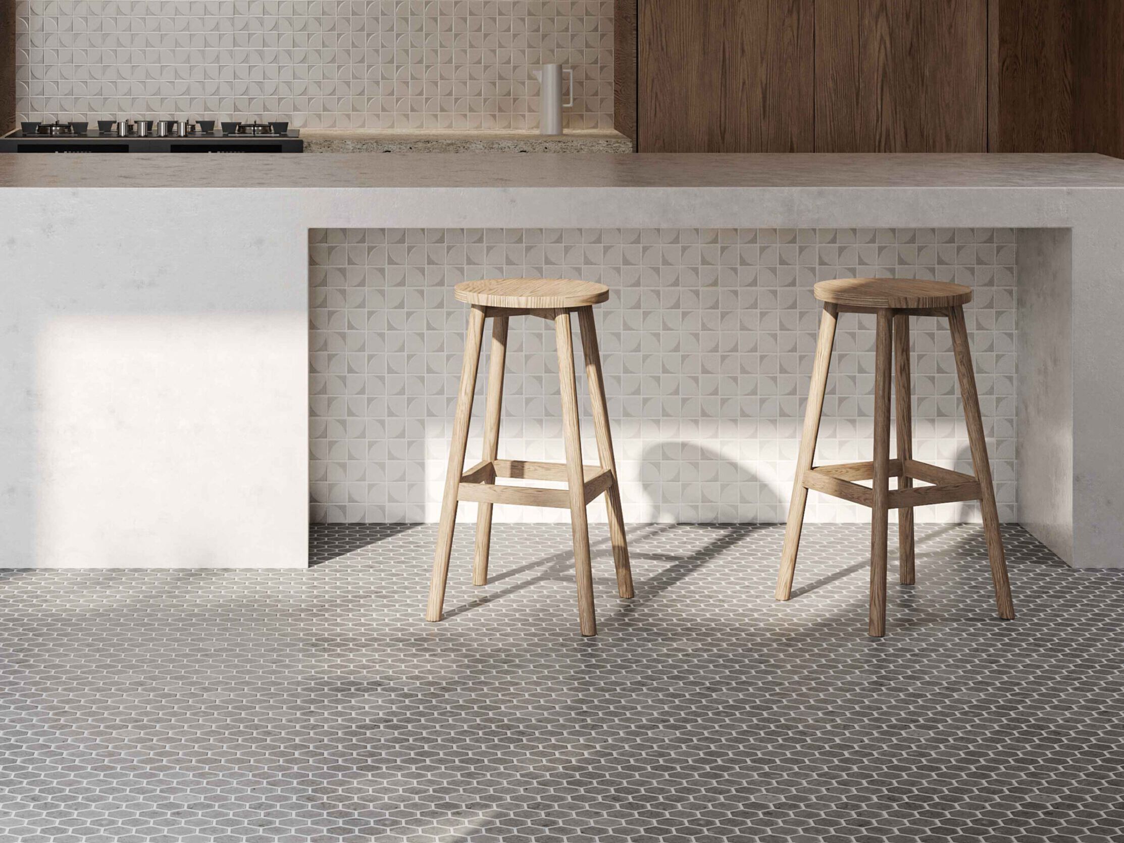 Стеклянная мозаика Onix Hex XL Normatech ARCH-00117094 - Вид №2