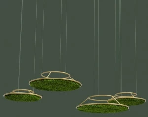 GREEN MOOD Подвесная акустическая панель для стабилизированных растений G-line