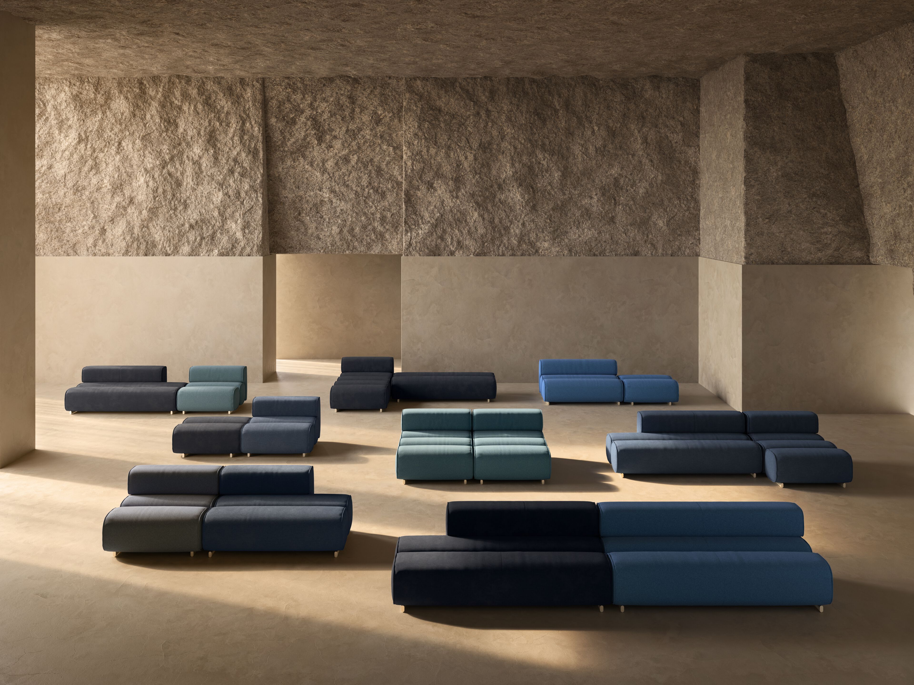 Модульный тканевый диван Desalto Unlimited ARCH-00086167 - Вид №10