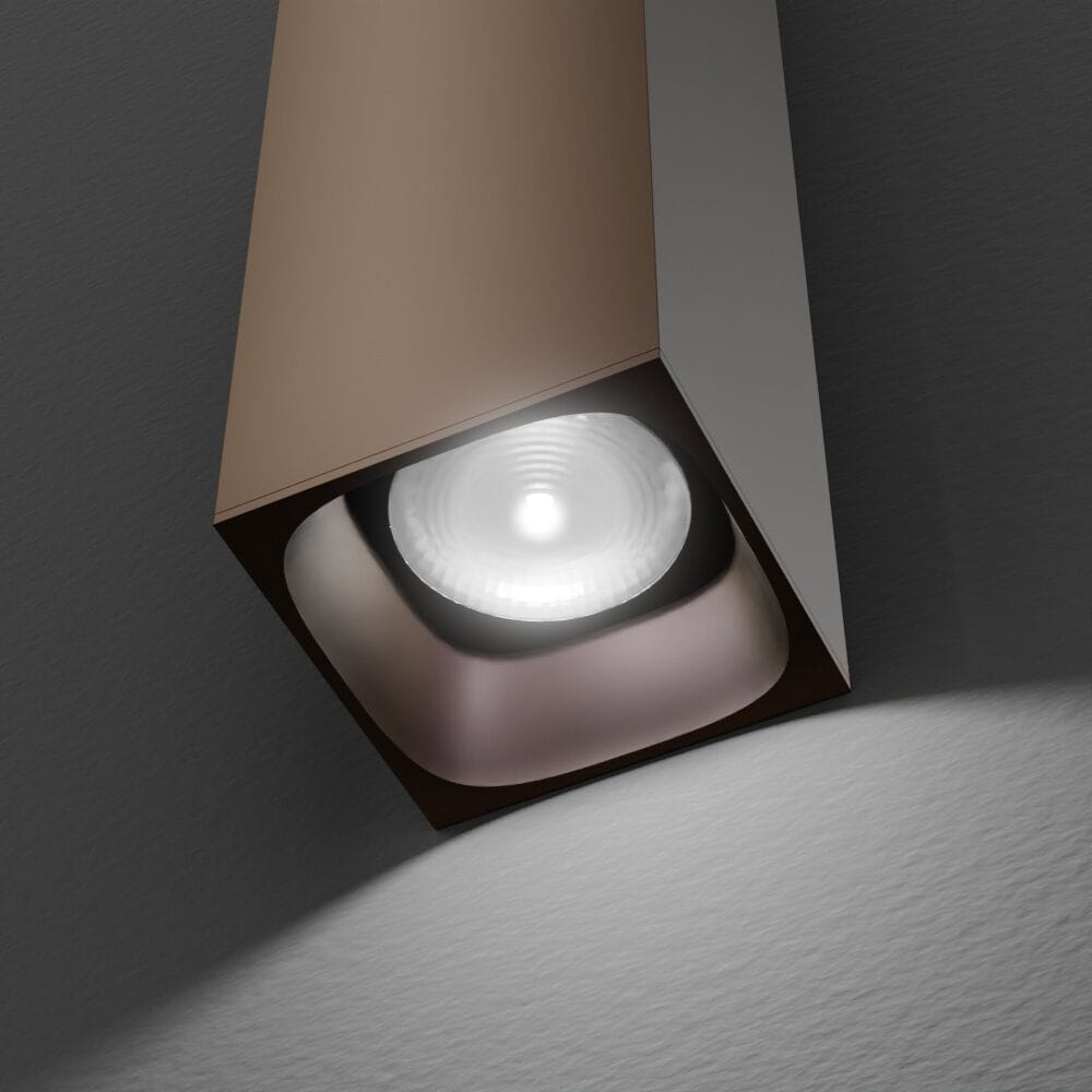 Алюминиевый настенный светильник Amarcords Qube ARCH-00032358 - Вид №3