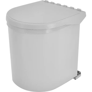 Контейнер мусорный 10 л пластик цвет серый