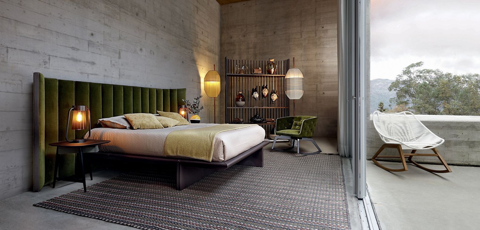 Деревянная квадратная тумбочка с ящиками ROCHE BOBOIS OCTET ARCH-00053235 - Вид №1