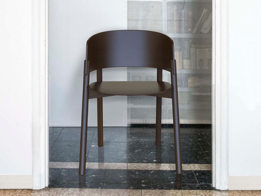 Anesis Стул из массива дерева с подлокотниками  A86  - Вид №13