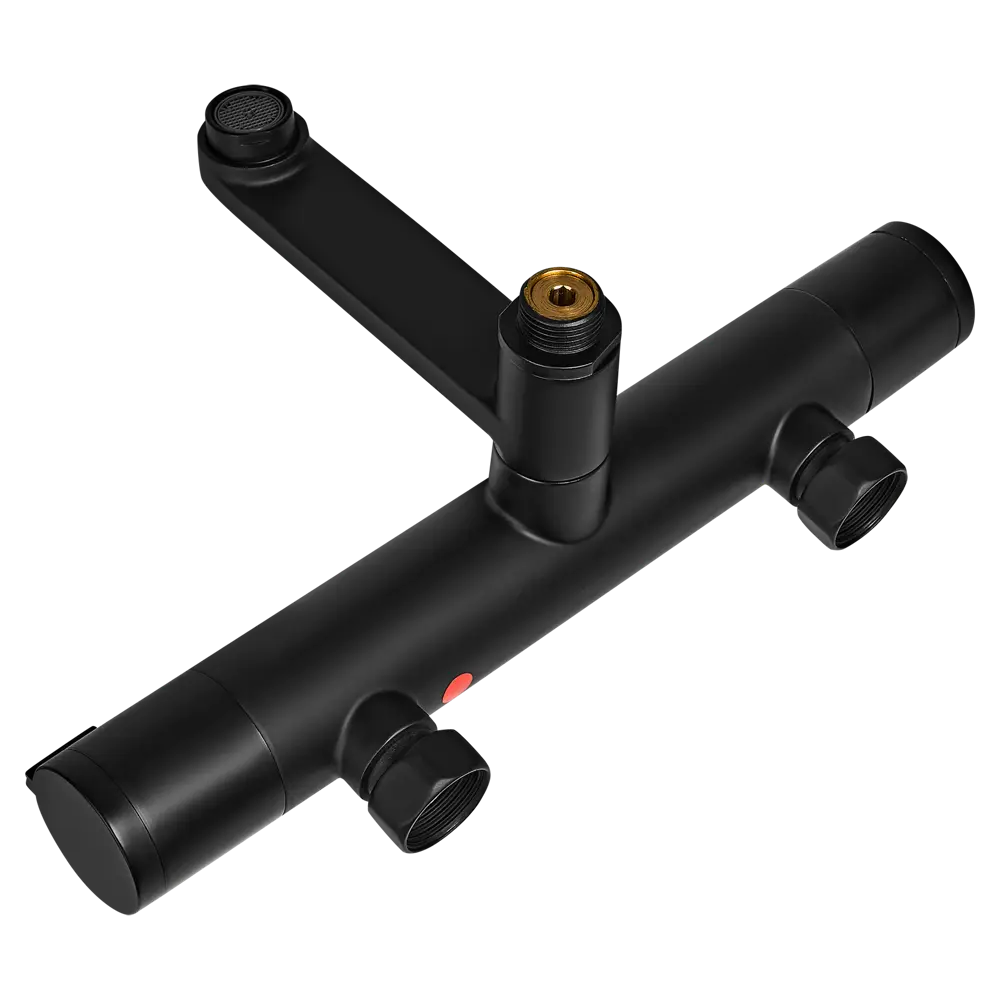 Смеситель термостатический KONSENSA Нарни YH5418-1PC с изливом цвет черный матовый STLM-2116430 - Вид №6