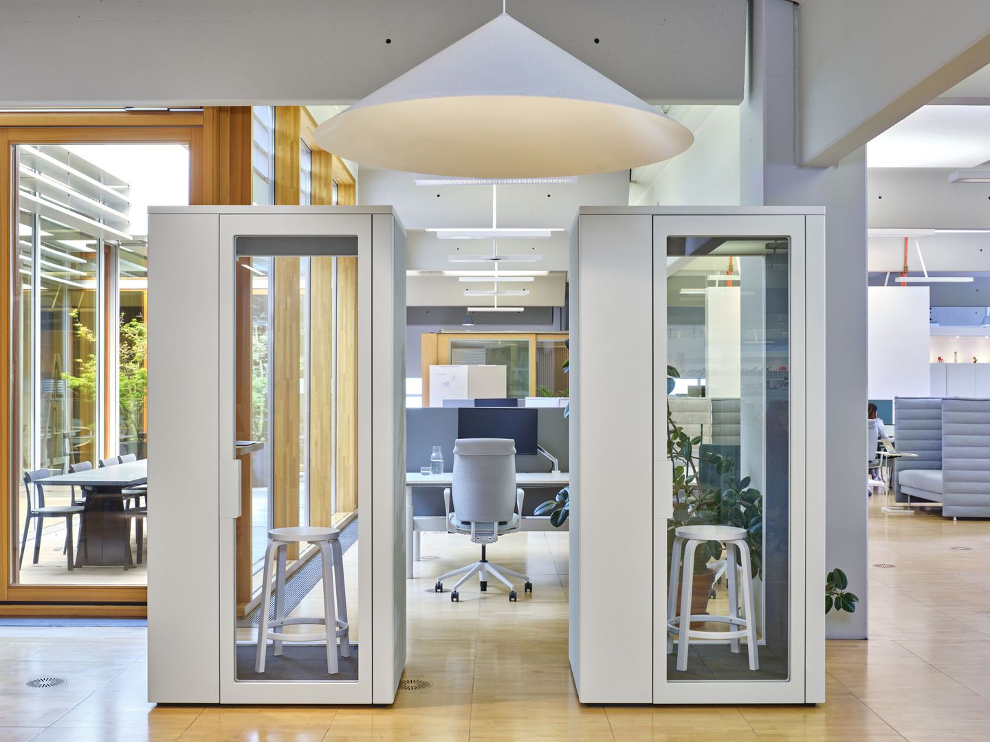 Многосторонняя акустическая офисная кабина со встроенным освещением VITRA TALKY X VITRA EDITION ARCH-00151852 - Вид №4