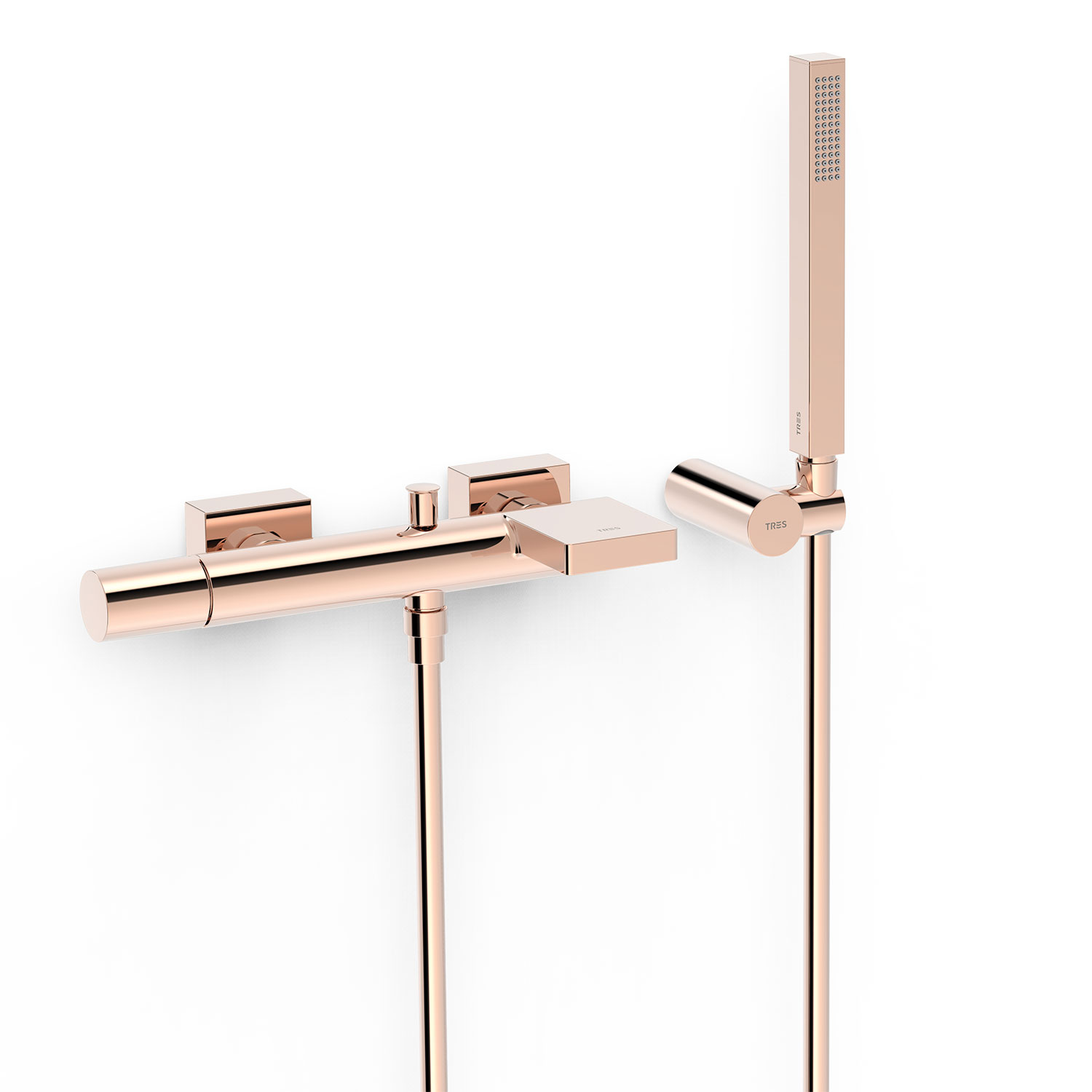 PROJECT-Настенный смеситель TRES с одной ручкой для ванны и душа-21117001OP TRES