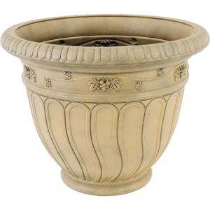Горшок-кашпо цветочный Тек.А.Тек Grapes ø62 h58 см v70 л пластик светлый терракот