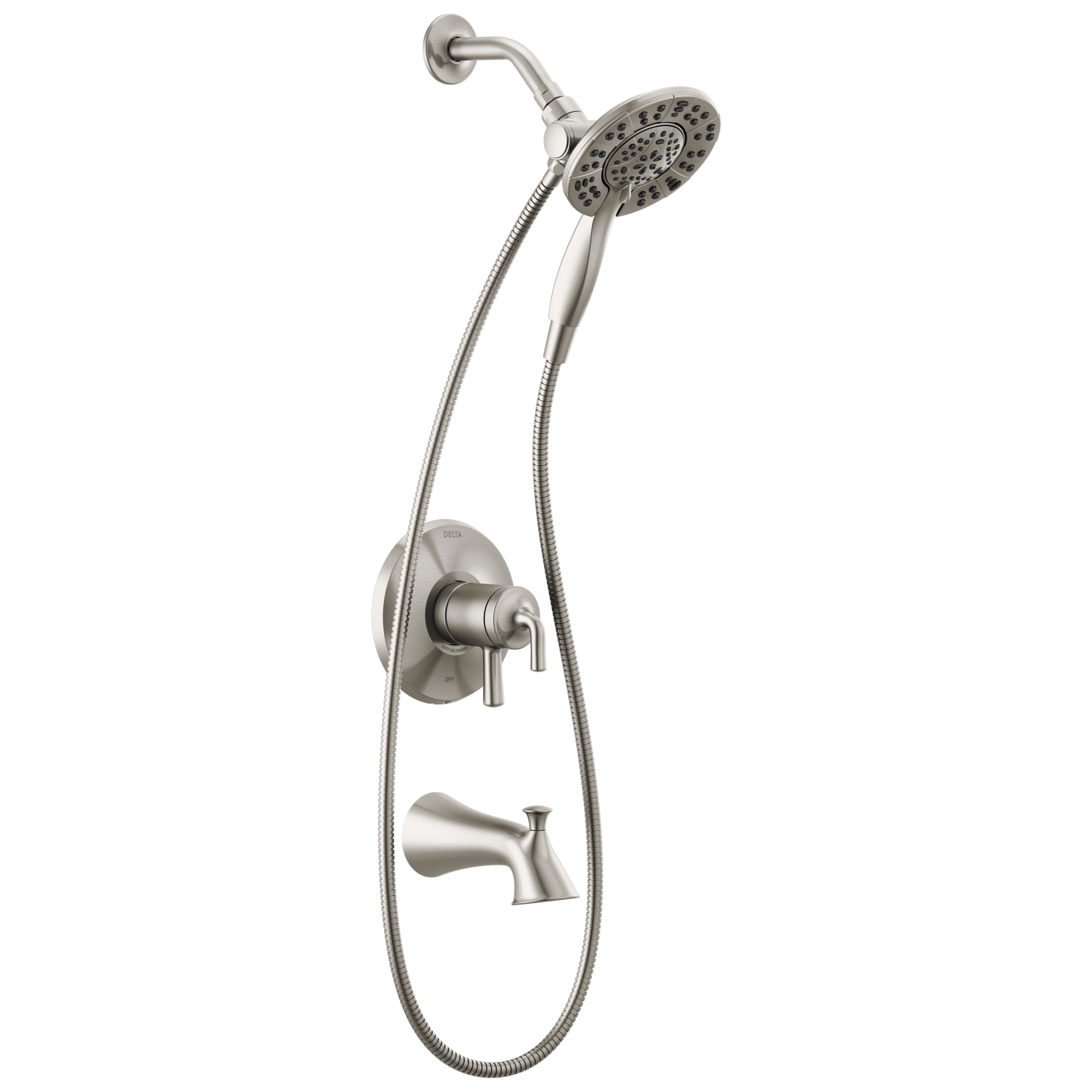 T17433-SS-I Ванна и облицовка для душа Monitor 17 Series Delta Faucet Kayra Нержавеющая сталь