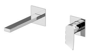 Настенный однорычажный смеситель для раковины