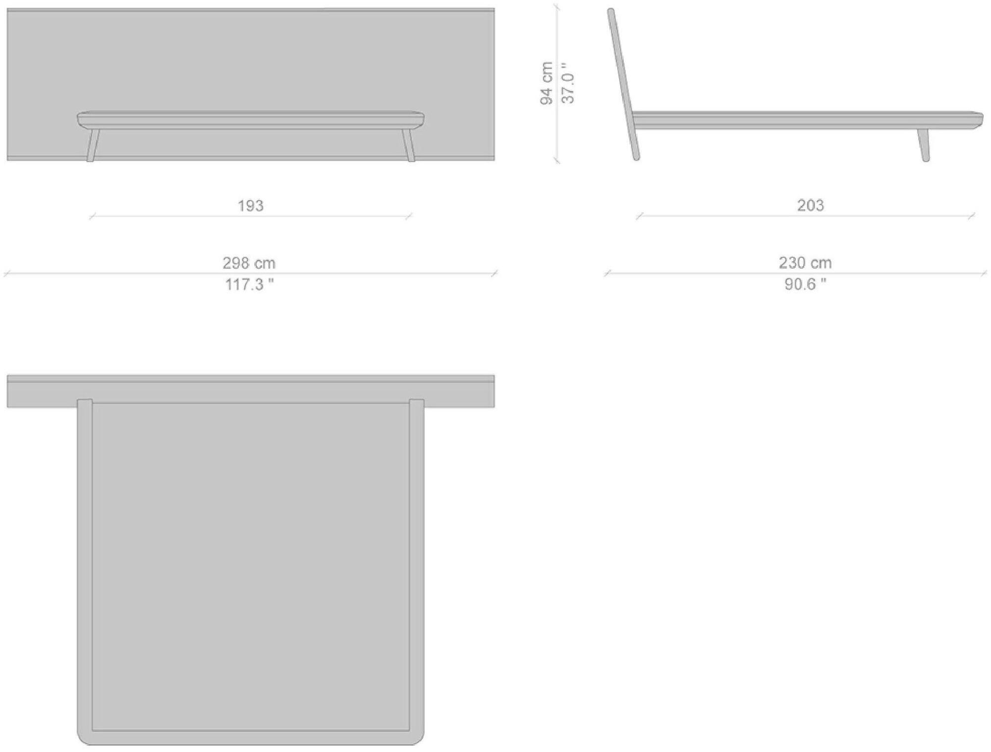 Cassina Кровать с изголовьем из ясеня  L42  - Вид №31