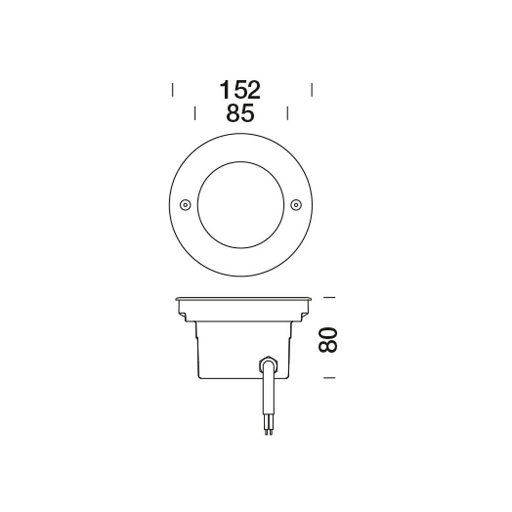 8403411 Встраиваемый в пешеходный пол Platek MINI Anello Inox  MINI C/W Stainless Steel Ring - 6 LED 3000K 9°  - Вид №18