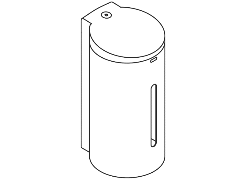 950.06.10201 Сенсорное электронное дезинфицирующее средство и дозатор мыла HEWI USA Produkte  - Вид №2