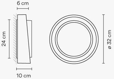 Vibia Светодиодный потолочный светильник из абс Centric 5700 - 5710 - Вид №1