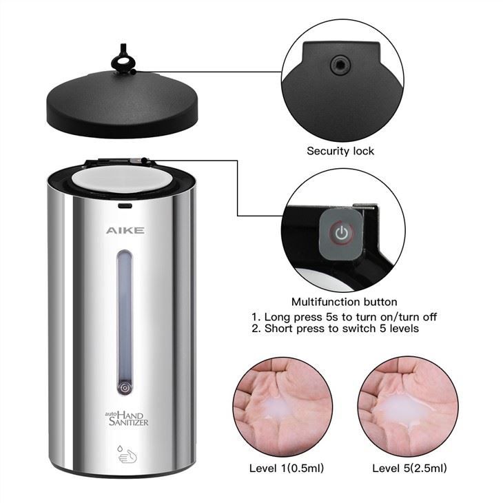 Автоматический дозатор мыла AIKE AK3105_714  - Вид №4