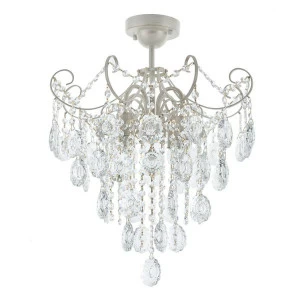 Потолочная люстра IDLamp Grace 299/4PF-Whitepatina IDLAMP GRACE 181549 Белый