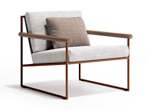 Ткань сани сад стул с подлокотниками