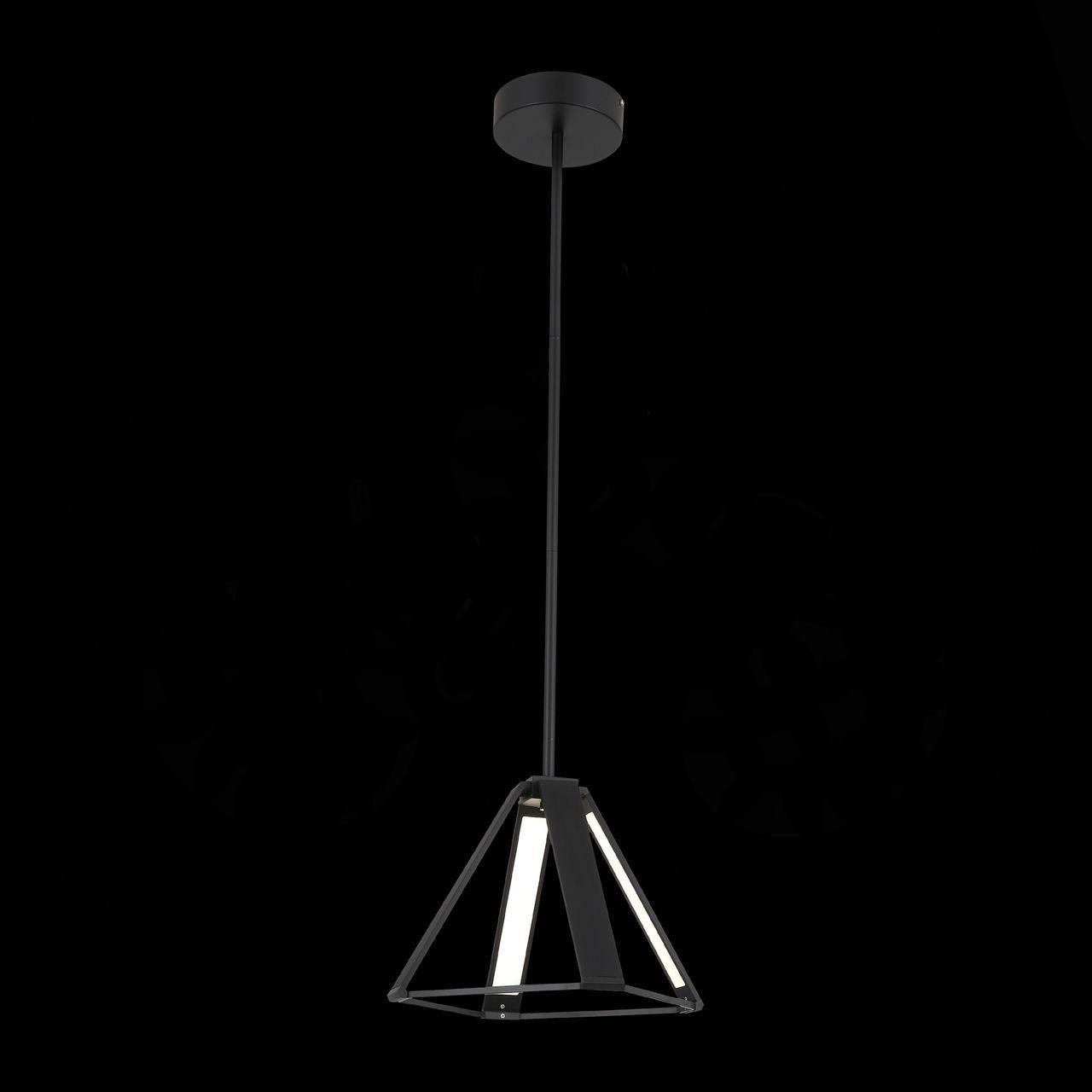Подвесной светодиодный светильник ST Luce Pialeto SL843.413.04 ST LUCE ДИЗАЙНЕРСКИЕ, PIALETO 276145 Черный  - Вид №3