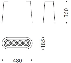 B-LINE Подставка для зонтов из полиэтилена sun-id-1494489 - Вид №3