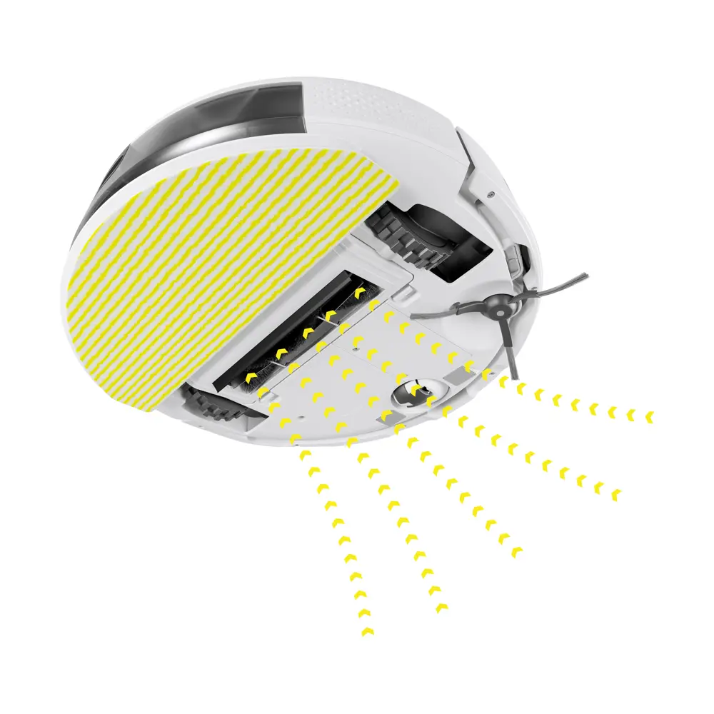 Робот-пылесос Karcher RCV 2 с функцией влажной уборки и Wi-Fi управлением 89385871 STLM-1490284 - Вид №8