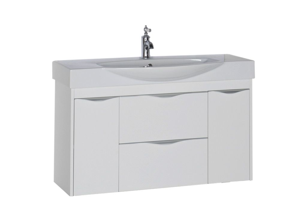 Тумба с раковиной Aquanet Франка 105 белый 0018305500182330 - Вид №1