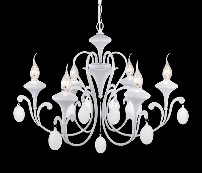 Подвесная люстра Arte Lamp Montmartre A3239LM-6WH ARTE LAMP ДИЗАЙНЕРСКИЕ, MONTMARTRE 056593 Белый  - Вид №1