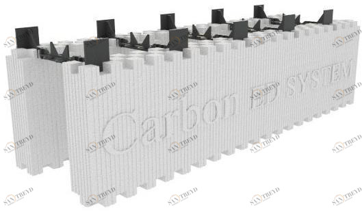 Carbon ED SYSTEM ® Система опалубки для несущей стены Ed2 sun-id-1418276