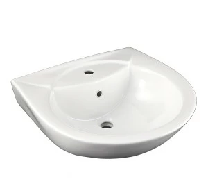 1015172 Подвесная раковина настенная круглая Лобненский Стройфарфор  белая