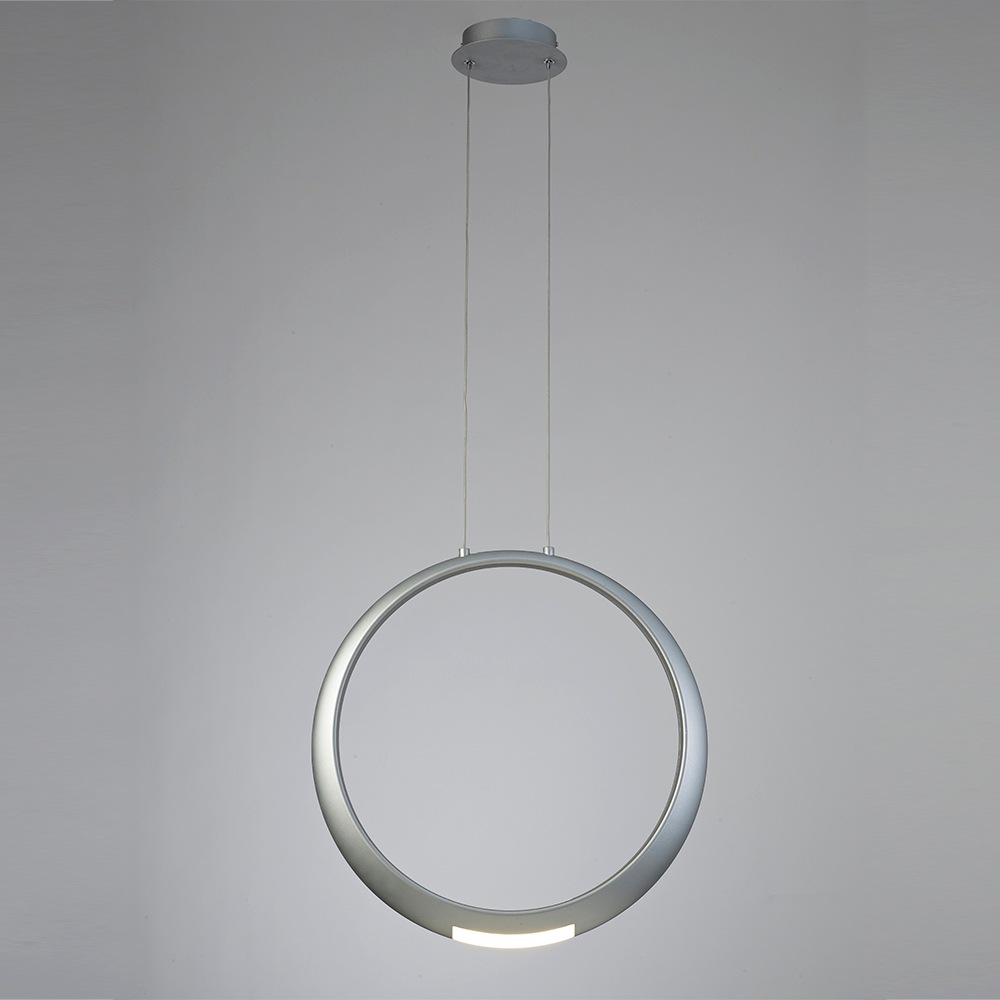 066531 Подвесной светильник серебряный Mantra Ring - Вид №5