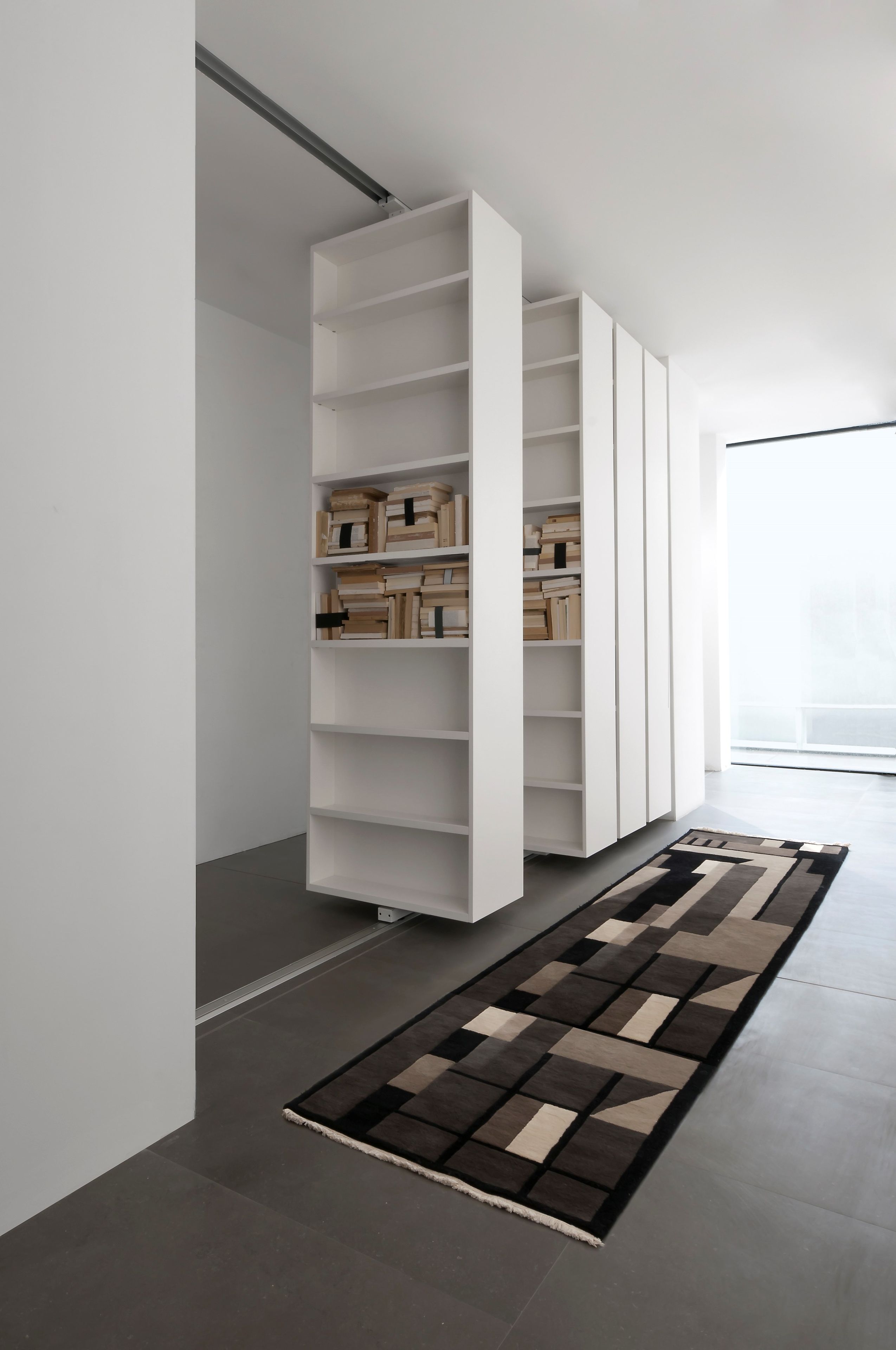 Деревянный поворотный разделительный книжный шкаф ALBED Re-View ARCH-00024221 - Вид №2