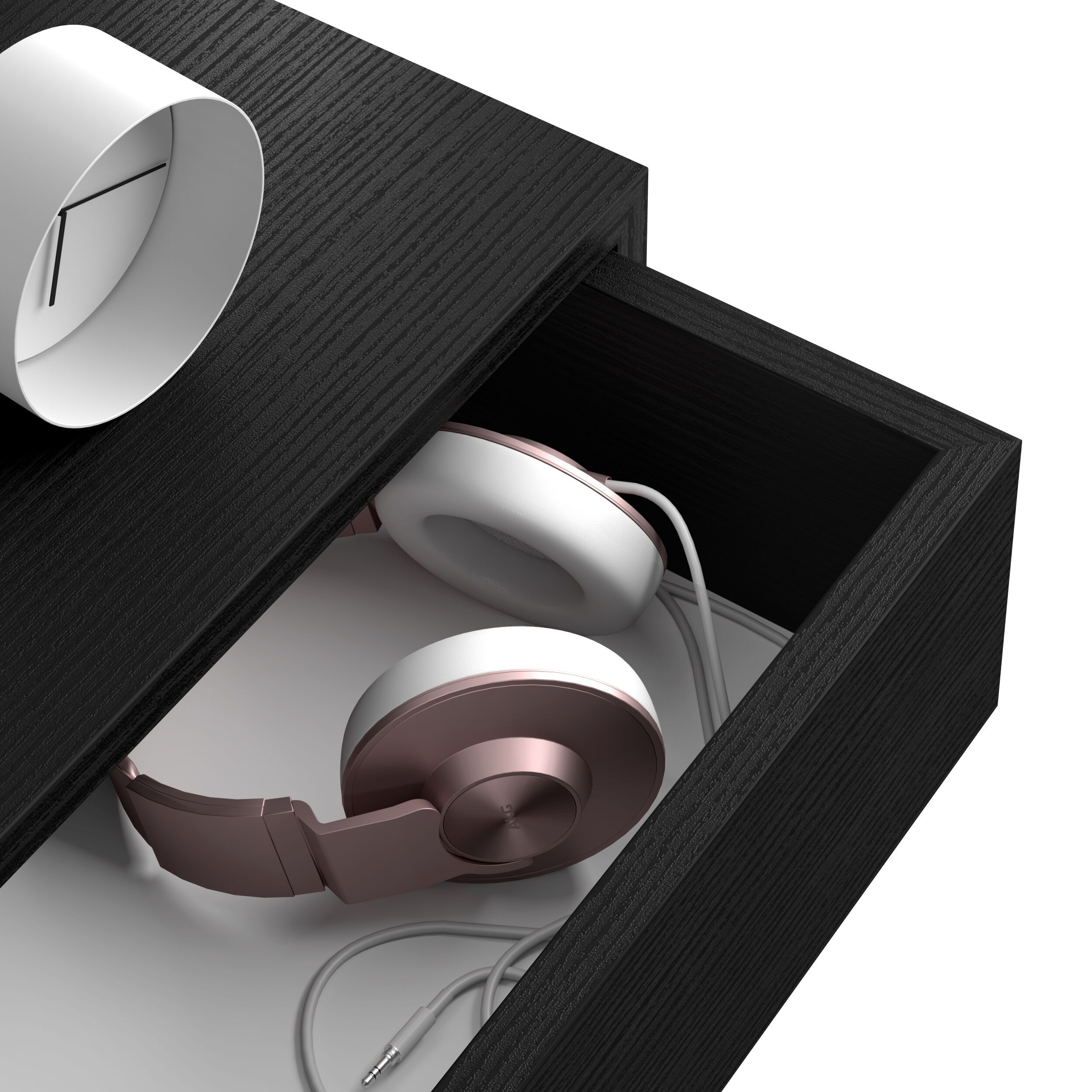 Прикроватная тумбочка с выдвижным ящиком Mobili Fiver RICCARDO ARCH-00064333 - Вид №11