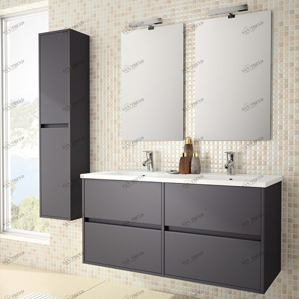 КОМПЛЕКТ МЕБЕЛИ NOJA 120 СМ MATT GREY SALGAR 22355