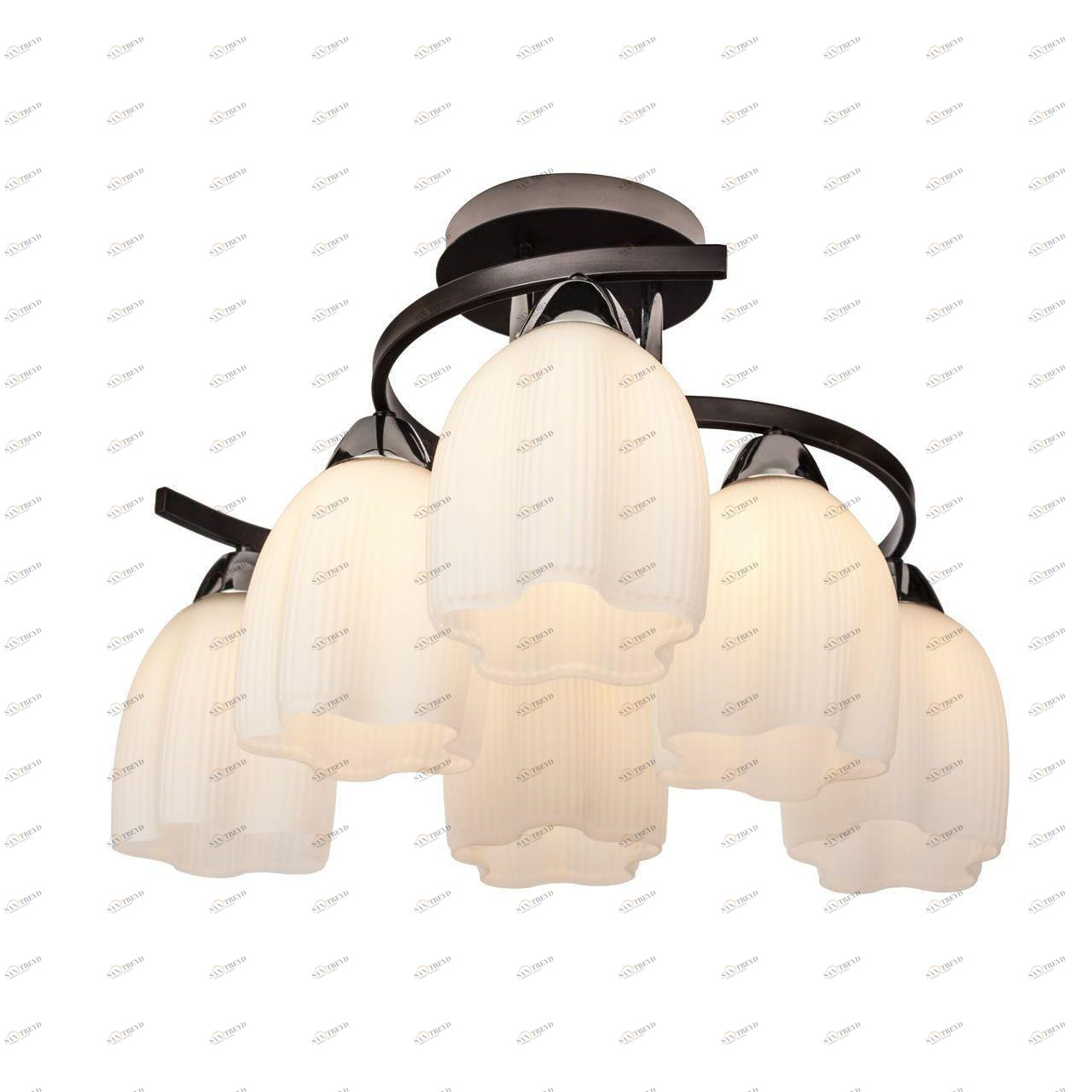 Потолочная люстра Silver Light Meduse 102.59.6 белая SILVER LIGHT MEDUSE 183396 Белый 