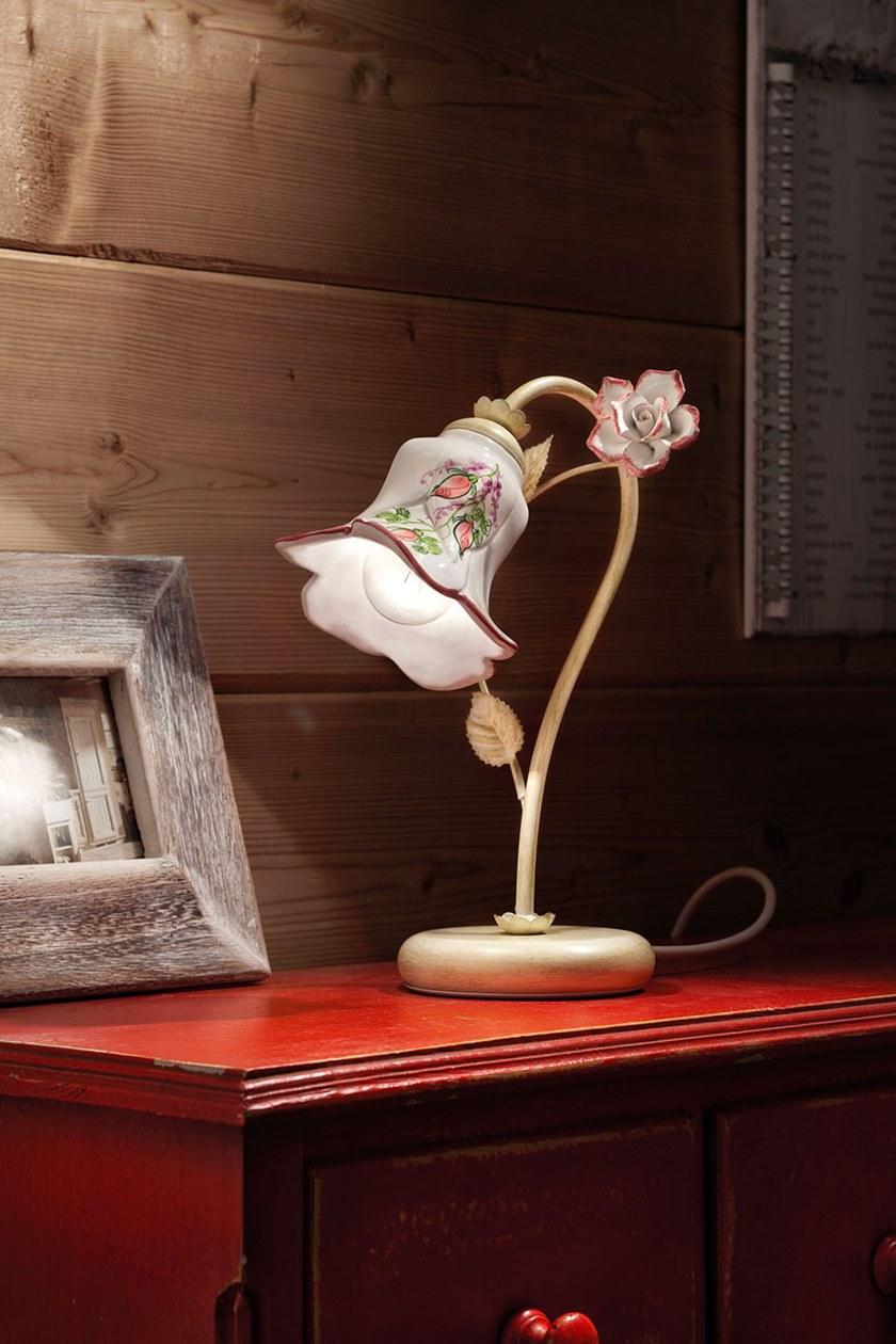 FERROLUCE Керамическая настольная лампа с фиксированным кронштейном Pisa C1209 - Вид №1