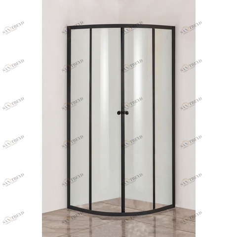 Orange E01-100TB/G Душевой уголок без поддона 100х100х190 черный Хром sun-id-1517255
