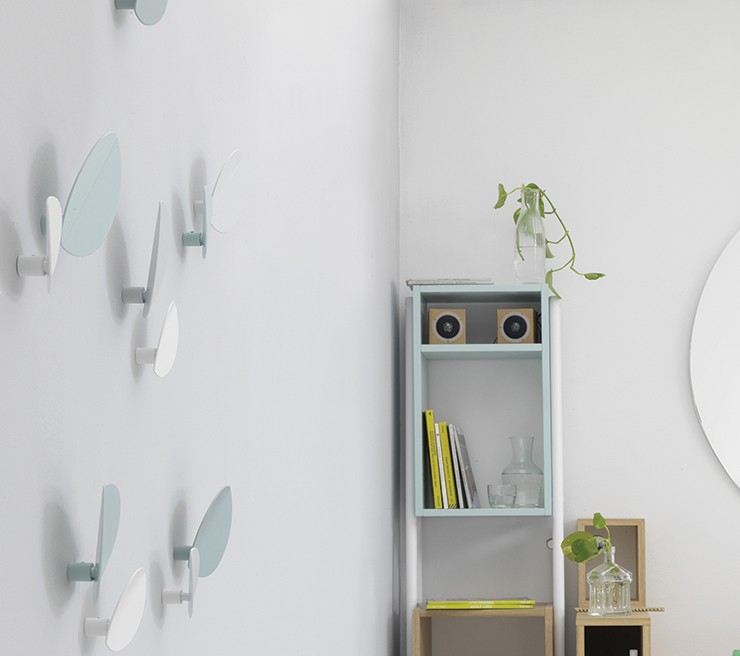 Ex.T Leaf Small Настенная вешалка белая EXLEAFPB.CO - Вид №7