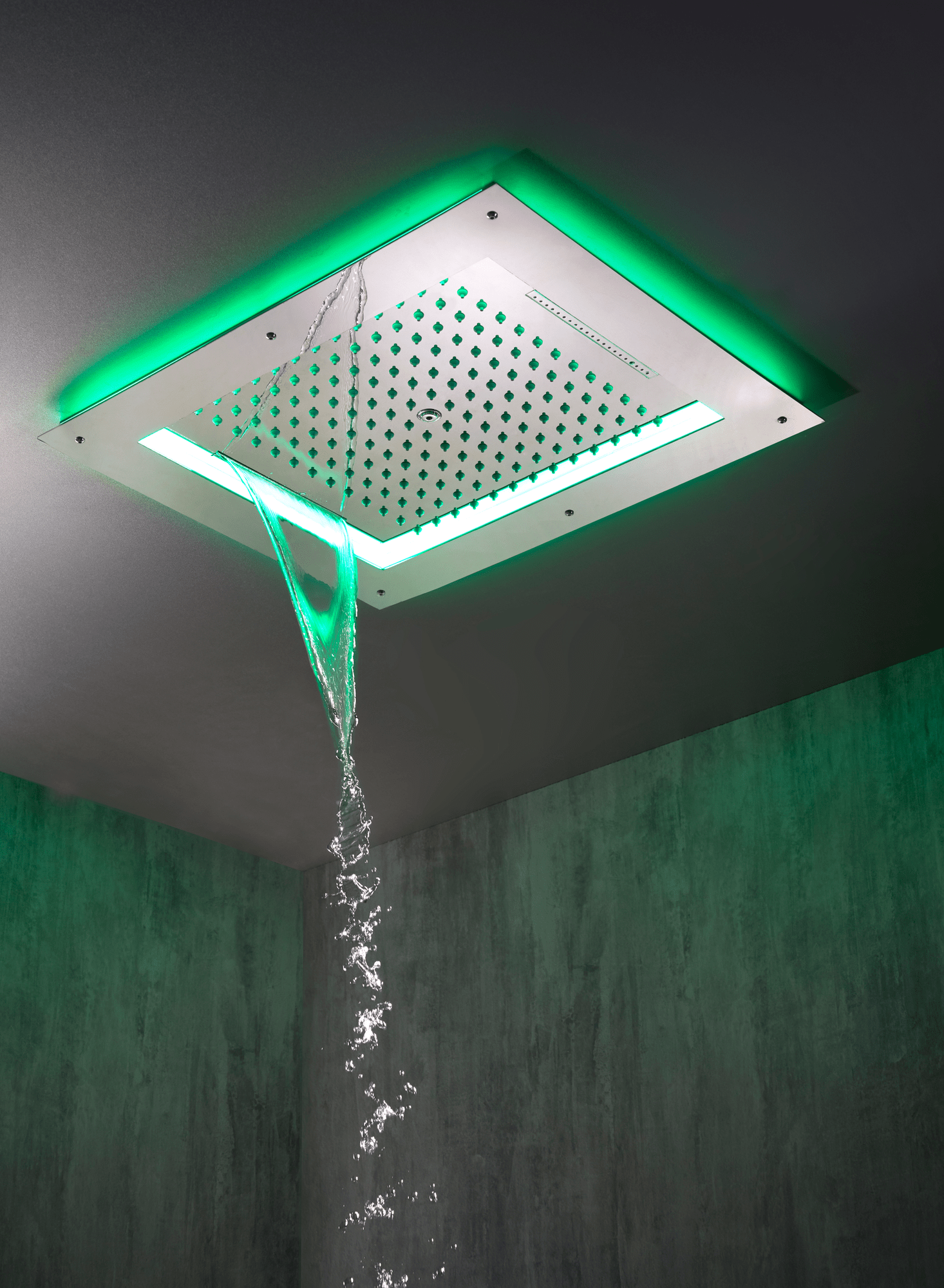 HI0927 Потолочный & настенный душ FRAME/3 - RGB CROMOTHERAPY BOSSINI  - Вид №2