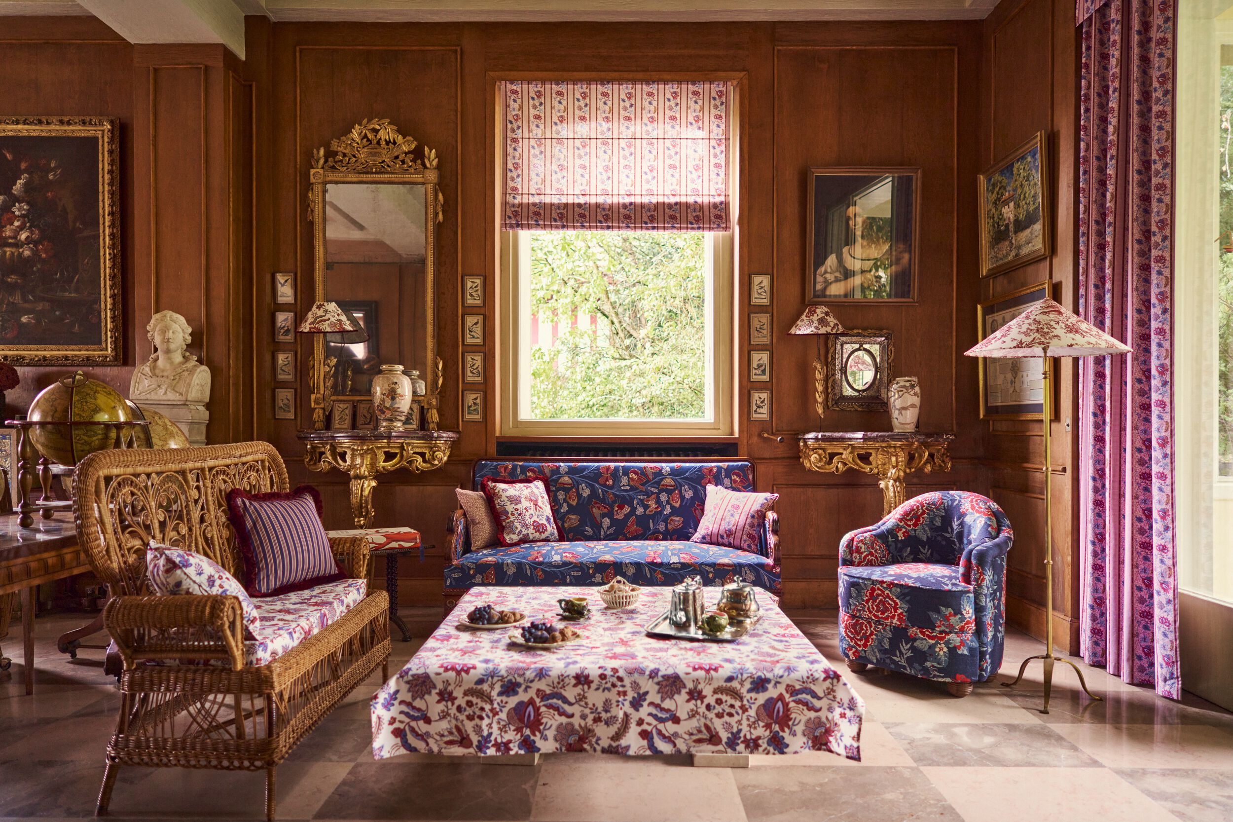 Льняная ткань для штор LELIEVRE Quenin-Belle Époque ARCH-00027639 - Вид №8