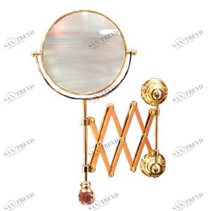 Настенное косметическое зеркало MIGLIORE.CRistalia ML.CRS-60.219.DO - золото 